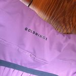 Gold hinge purple mini skirt Size L Photo 2