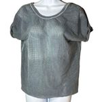 Free People Movement Hot Stuff Mesh T Shirt Size XS Gray Photo 0