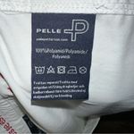 Pelle P Sports Shorts Women's Medium White Short Side Slit Embroidered Skort Photo 11