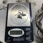 Cupid Or Cherub Angel Dangle Earrings 925 Sterling Silver Photo 6