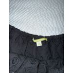 Gianni Bini  Black Cold Shoulder Lace Top Shirt Sz Small S‎ Cotton Photo 1