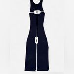 Freshman 1996 Black Ribbed Bodycon Midi Dress — Size S Photo 4