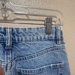 ZARA  sz 2 ripped Knee Jeans High Waist Distressed Denim Light Wash Casual Trendy Photo 7