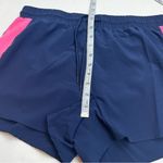 Crown & Ivy ‎ Crown Lounge Shorts Womens Size Medium Blue Pink Lined Athletic NEW Photo 5