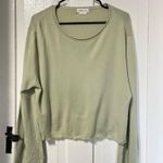 Lovers + Friends  Mica Long sleeve lettuce hem top size medium Photo 1