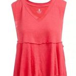 Free People 🆕 Bright Red Full Hearts Tank L 🆕 Photo 4