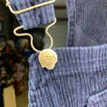 Disney Vtg Winnie Pooh Bear Fall Leaves Corduroy Overalls Size XL 36" Waist  Photo 4