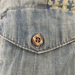 Kookai Chambray Patchwork Button Up Top Medium Photo 3