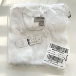 J.Crew NWT  Ruffle-trim Shell Tank Top Premium Ultra-fine Cotton White Photo 4