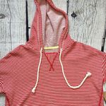 Billabong Red & White Striped Pullover Hoodie NWT! Photo 5