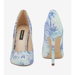 Nine West  Pointed Toe Stiletto Heels 9.5 M Blue Tie Dye Dress Pumps Statement Photo 2