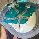 Olive & Pique Large Crystal Flower Two Tone Ball Cap Photo 2