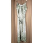 Robbie Bee Maxi Dress Size 10 Belted Sundress Sleeveless Lined Summer Spaghetti Photo 1