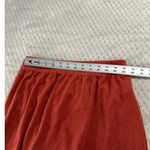 Charlie Holiday  Textured Mini Skirt Women's‎ 6 Orange Rust Elastic Waist NWT Photo 5