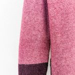 Soft Surroundings Womens Sweater Size M Pink Seastar Colorblock Cozy Oversized Photo 6