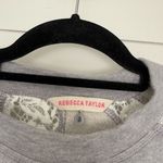 Rebecca Taylor  Women’s Small Grey Lace Sweatshirt Photo 1