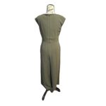 Calvin Klein Olive Green Sleeveless Jumpsuit – Women’s Size 6 Photo 2