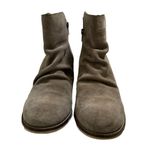 Seychelles Ankle Booties Women Size 8.5 Taupe Gray Suede Leather Ankle Zip Photo 1