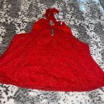 Sofia Jeans by Sofia Vergara Halter Top Red Size 3X Photo 0