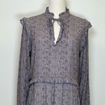 My Jewellery Western Boho Purple Brown Ruffle Detail Dress Women’s Size Small Photo 2