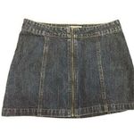 Altar'd State Altar’d State Mini Jean Skirt Full Exposure Zip Closure Womens Juniors Size S Photo 0