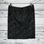 Ann Taylor Petite NWT Sz 12P Black & White Space Dye Knit Straight Pencil Skirt Photo 1