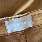 Everlane cropped straight leg twill pant oak brown size 10 Photo 3