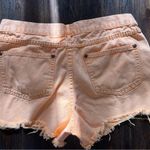 Free People Orange Denim Shorts size 30 Photo 2
