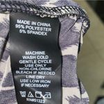 Vince Camuto Leopard Animal Print Ruched Faux Wrap V-Neck 3/4 Sleeve Top Size M Photo 6