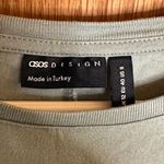 ASOS Relaxed Fit Blouse in Pale Green Photo 1