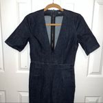 3x1 Deep plunge Neckline Denim jumpsuit. Size M Photo 3