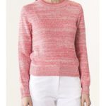 Vanessa Bruno Jaslin Marled Pink Sweater Button Shoulder Baby Alpaca Size S Photo 1