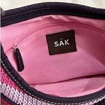 The Sak Red Purple Crochet Shoulder Bag Photo 4
