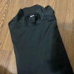 Black Mockneck Long Sleeve Athletic Shirt Size Medium Photo 1