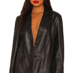 wilson's leather Valerie Stevens Vintage Size XL Womens Black Lamb Leather Blazer Jacket Photo 0