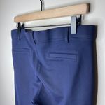 Betabrand Straight-Leg Two-Pocket Dress Pant Yoga Pants Navy Size Medium Long Photo 5