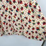 Modcloth  Sunnygirl floral flower boho preppy yellow lined summer dress sz large Photo 2