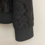 Xhilaration  womens black lace jacket size L Photo 4