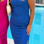 Pretty Garden Blue Maxi Dress Photo 0