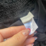 LSPACE Pasadena Large Black Ruffle Adjustable Sleeve Pantsuit Jumpsuit Ankle Photo 4