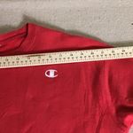 Champion Woman Sweatshirt Sz. Med Red Vintage Cropped Sweatshirt Comfy Y2k EUC Photo 6