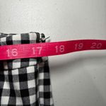 Talbots Black White Gingham Plaid Chatham Ankle Pants 12 Side Zip Cotton Stretch Photo 8