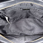 Kate Spade  New York Satchel Crossbody Black Leather Zipper‎ Accent Photo 4