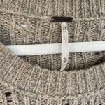 Free People Neutral Tan Beige Open Knit Sweater Photo 8
