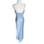 - NWT Shona Joy Angelica Keyhole Lace Midi Dress In Powder Blue Sz 6 Photo 4