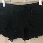 American Eagle Outfitters Black Denim Shorts Size 4 Photo 0