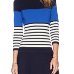 Kate Spade New York Colorblock Striped Scuba Boatneck Mini Dress Size Medium Photo 0