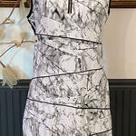 Tail Performance Golf Marble Print Sleeveless Tennis Golf Active Dress Sz L 💚🎀 Black Size L Photo 0