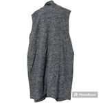 Tahari  womens plus size 3X heather grey open front wool blend longline vest NWT Photo 1