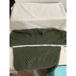 American Eagle  Womens Solid Pullover Sweater Green S Photo 4